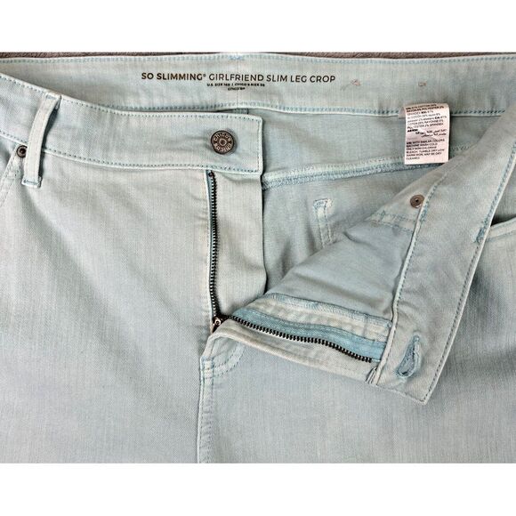 Chico's Light Blue Ankle & Cropped Jeans - Picture 8 of 13